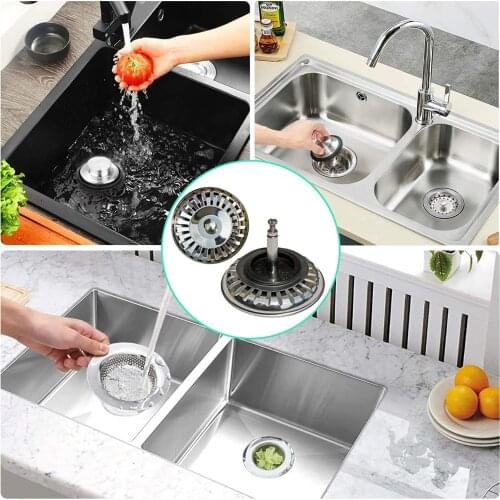 Stainless Steel Water Tank Filter Kitchen Gadgets And Accessories Universal Offset Sink Basket Filters Dropshipping Wholesale
