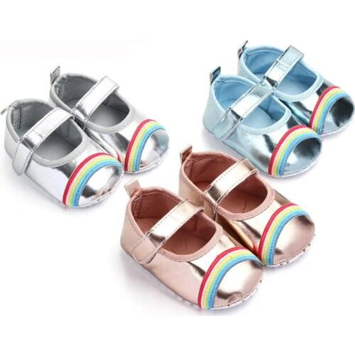 Classical Toddler First Walker Newborn Boy Girl Soft Sole Anti-Slip Soft Casual Princess Walking Crib Shoes