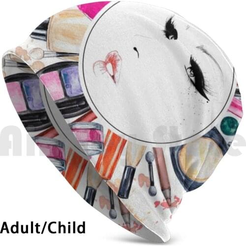 Beauty Beanies Knit Hat Hip Hop Beauty Mackup Girls Womens Beauty Kits