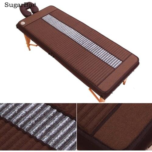 Beauty Health Care Mat Magnetic Black Green Jade Heating Mattress Best Gift For Parents