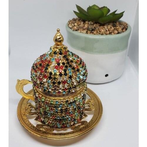 Copper Turkish Coffee Cup with Saucer and Lid TRADITIONAL DESIGN Each Türk kahve fincanı el yapımı otantik tasarım ka