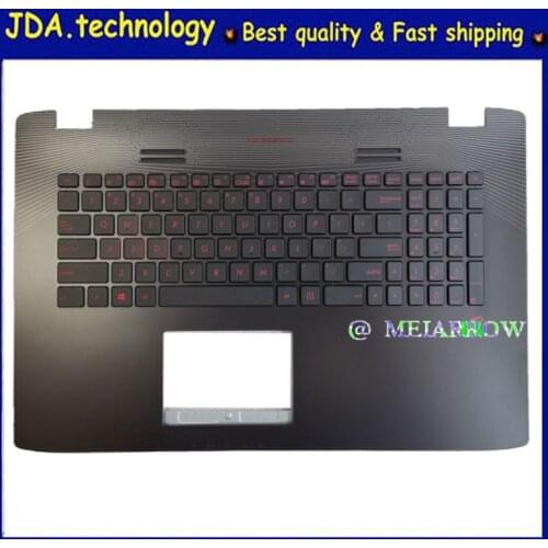 MEIARROW New/Orig Top case For ASUS Rog GL752 Series GL752V GL752VL GL752VW Palmrest US Keyboard Upper cover
