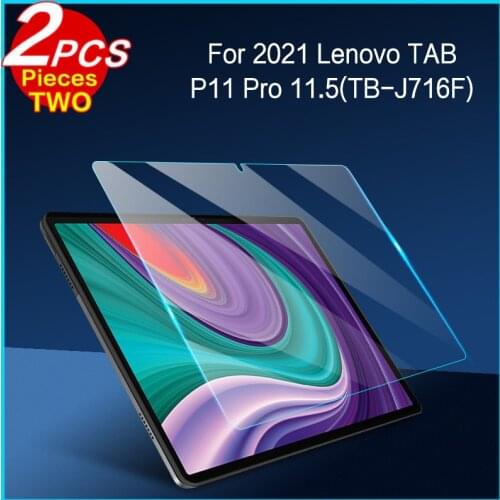 2P Tempered Glass Membrane for Lenovo Tab P11 Pro 11.5 2021 TB-J716F Xiaoxin Pad Pro 11.5 Inch Tablet Screen Protector Film Case