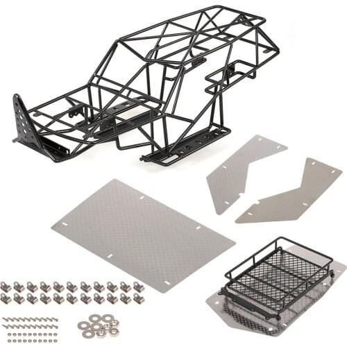 Metal Roll Cage Chassis Frame RC Car Body for 1/10 Axial Wraith AX90018 90020 RC Car Rock DIY Crawler Racer Climbing Truck Parts