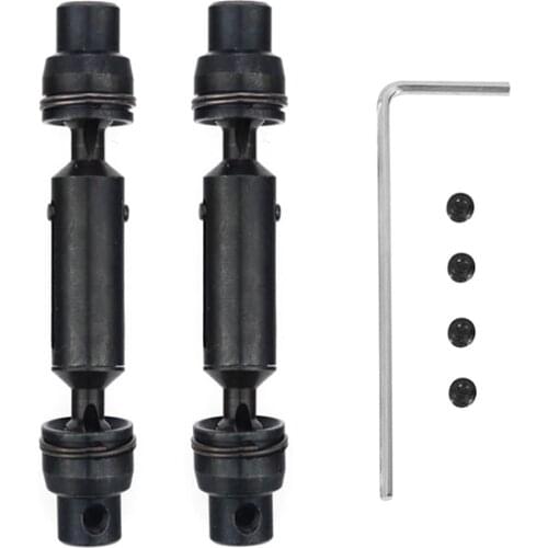 2 Pcs Metal Front Rear Drive Shaft for WPL D12 C14 C24 B16 B36 B24 MN D90 MN99S Henglong RC Car Spare Parts