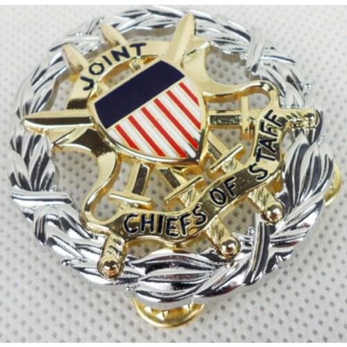 US OFFICE OF THE JOINT CHIEFS OF STAFF IDENTIFICATION METAL SWORD SHIELD BADGE PIN
