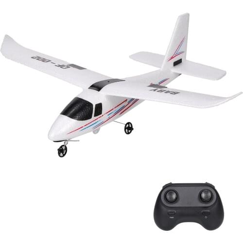 RC Airplane 2.4GHz 2CH Small Plane DIY Flight Toys Remote Control Toys Wingspan EPP Model for Kids Boys