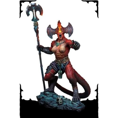 Self-assembled New Unassembled 1/24 ancient man stand Resin Figure Unpainted Model Kit