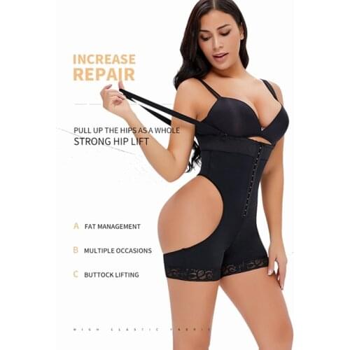 Sexy Butt Lifter Shaper Full Body Tummy Control Women Booty Hip Enhancer Shapewear Workout Waist Trainer Slim Pulling Underwear