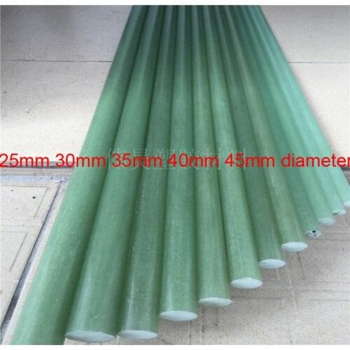 25mm 30mm 35mm 40mm 45mm diameter Glass fiber rod 3240 Epoxy resin bar High temperature resistant insulation Stick FR4 Epoxy rod