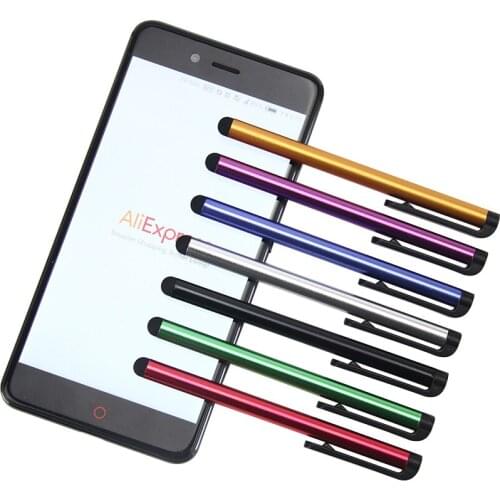 Promotional Gift Capacitive Touch Screen Stylus Pen for Samsung Ipad Air Mini IPhone Android Tablet Metal Stylus Pen 500pcs