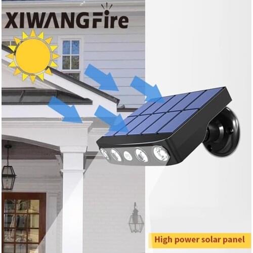 Outdoor Motion Sensor Waterdichte Tuin Led Solar Lamp Powerful Solar Light Spots Voor Tuinpad Straat Led Wandlamp Patio Lights