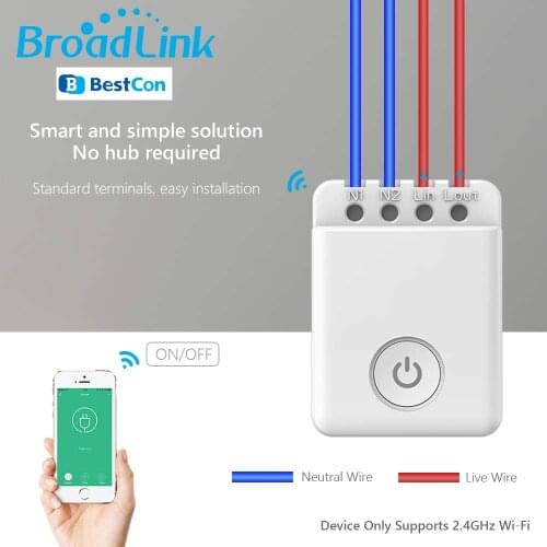 Broadlink BestCon MCB1 Smart Wifi Modules Switch Timing works with Google Assistant and Alexa Voice Control IFTTT 100-240V 10A