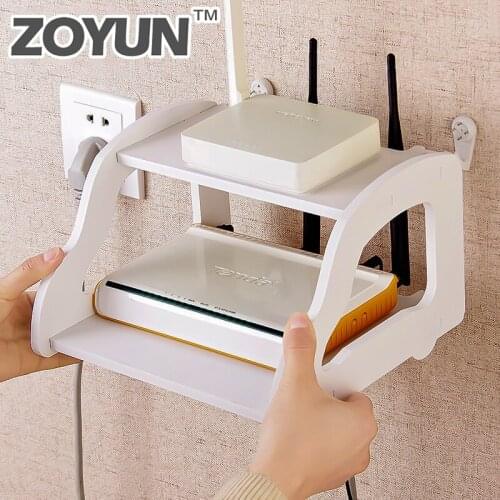 ZOYUN Telephone Storage Rack TV Set Top Shelf wifi Router shelf Set-top Box holder living room storage holder for your mobil