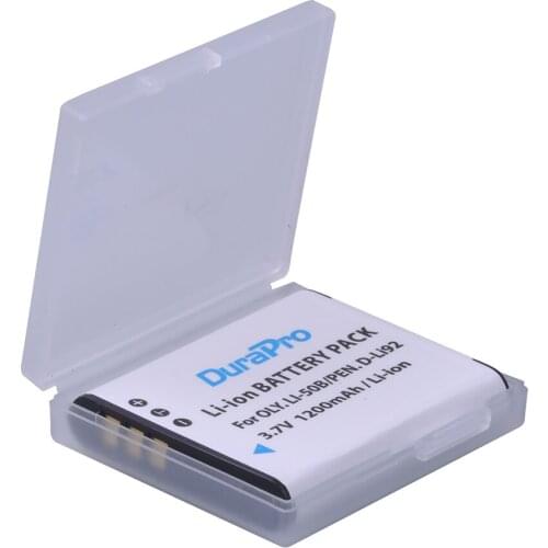 1pc 1200mAh Li-50B D-Li92 Li 50B D LI92 Li-ion camera Battery For Olympus SP 810 800uz u6010 u6020 u9010 SZ14 SZ16 d755 U1010