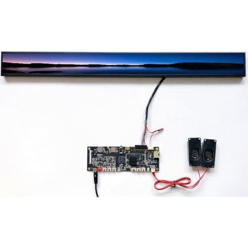 23.1inch DHL/UPS free shipping Stretched Bar LCD Panel S231AJ1-LE1 1920*158 500 cd/m² support RJ45 Wifi Android System
