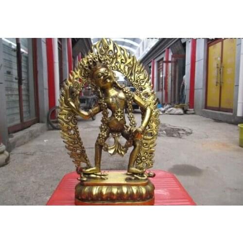 150401 S0200 Tibet Fane A Gilt Bronze Statue Vasya-Vajravarahi Feminine Divinities Buddha