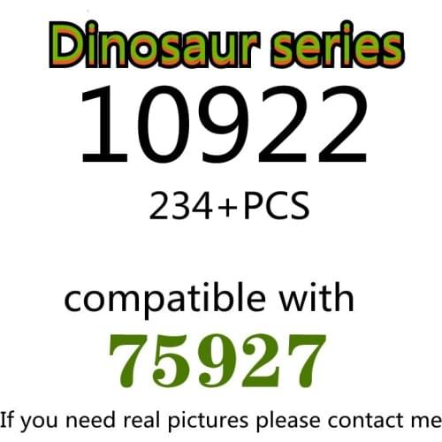 234PCS 10922 Building Block Toy Dinosaur Series 75927 Assembled Building Block Childrens Toy Gifts