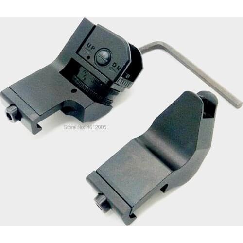 AR15 AR 15 AR-15 Front M4 Rear Sight Backup sight iron Rapid Rifle Sight Rapid Offset Transition 45 Degree