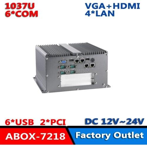 C1037u 2*PCI 4RJ45 Lan Mini Embedded Fanless Firewall VPN Router