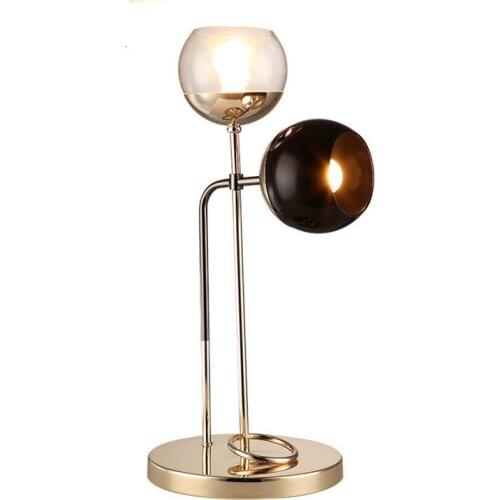 European Standard Interior Decor Table Lamp Night Lighting With Clear Glass Ball For Studio Furniture abajur para quarto