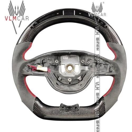 Private custom carbon fiber steering wheel for C-class W205 / CLA W117/GLA /CLA With shift LED display