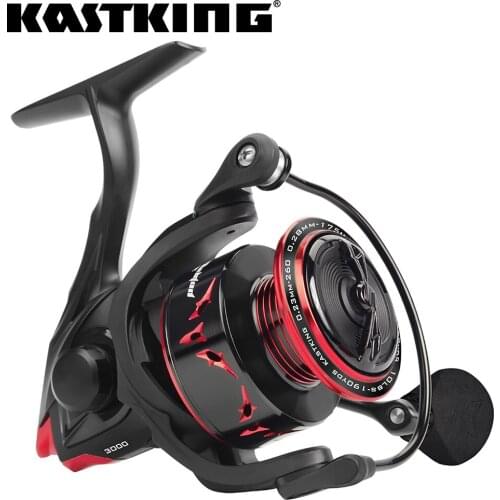 KastKing Speed Demon Elite Spinning Fishing Reel 7.4:1 Gear Ratio 10+1 Ball Bearings 8kg Drag Fresh or Saltwater Fishing Coil