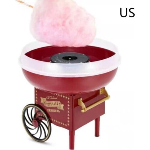 Retro Trolley Cotton Candy Machine Fashion Mini Candy Floss Maker Home Machine