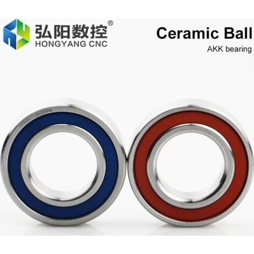 CNC Machine Tool Deep Groove Ball Miniature Ceramic Bearing P4 P5 Double-Sealed Precision High-Speed DT DB Spindle Bearing