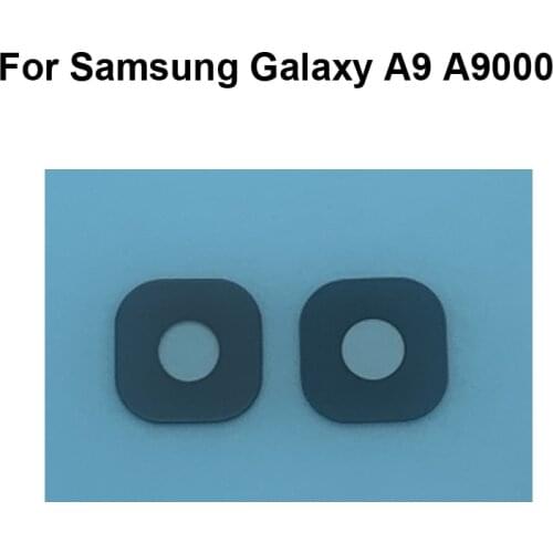 High quality For Samsung Galaxy A9 A9000 Back Rear Camera Glass Lens test good For Samsung Galaxy A 9 A 9000 Replacement Parts