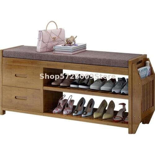 Shoe Changing Stool Simple Modern Shoe Wearing Stool Door Storage Stool Multifunctional Shoe Rack Sofa Stool Economical Shoe Cab