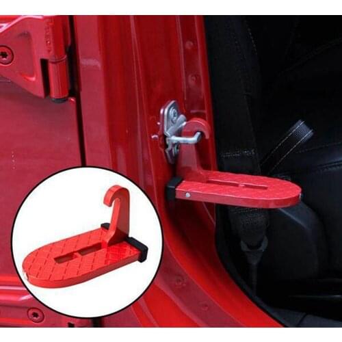1PC Car Folding Door Latch Hook Step Mini Foot Pedal Ladder For Truck SUV Roof Surf board Multifunction