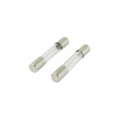 10 x 5KV 0.6A 6mm x 40mm Axial Glass Fuse Tubes for Microwave Oven Fople
