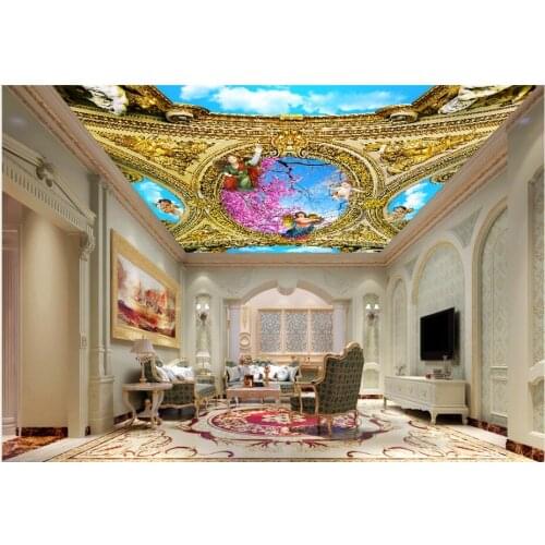 Custom 3D Wall Murals Wallpaper For Living Room Bedroom 3D fairy and angel arrival European ceiling