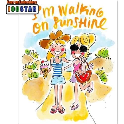 Full Square/Round Drill 5D DIY Diamond Painting "Blond Amsterdam" Embroidery Cross Stitch Mosaic Home Decor Gift