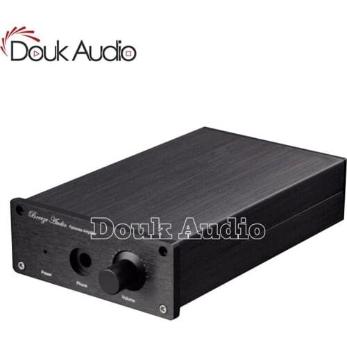 Douk Audio Mini Aluminum Case Amplifier Chassis Black Enclosure DIY Box Cabinet