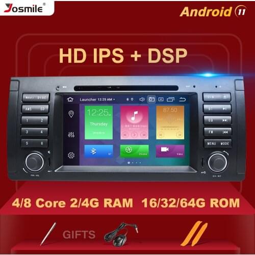 IPS DSP 4GB 64G 1 din Android 10 Car multimedia Playe for BMW E39 E53 X5 M5 Radio GPS stereo Audio 8 Core Navigation Head Unit