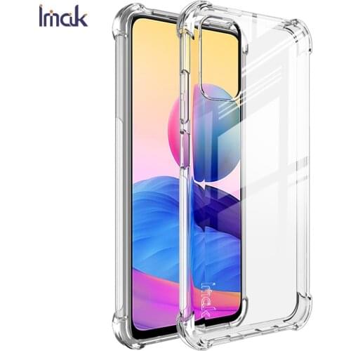 For Xiaomi Poco M3 Pro Case IMAK Shockproof Conners Airbags Soft TPU Back Cover Case for Xiaomi Poco M3 Pro 4G/5G