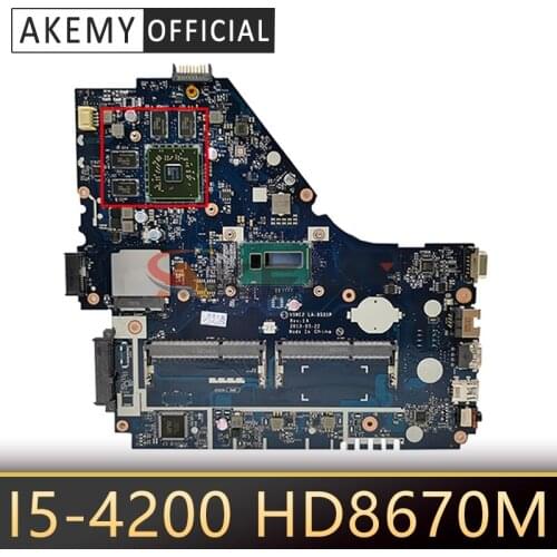 E1-572G motherboard for acer E1-572 V5-561G motherboard V5WE2 LA-9531P I5-4200 processor HD8670M GPU test work 100% Mainboard