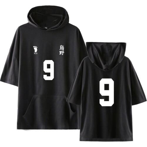 Haikyuu T-Shirt Men Cotton T Shirt Anime Clothes Anime Tops Tees