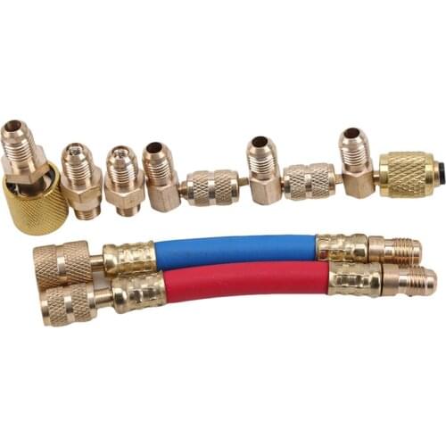 HOT New Automotive Air Conditioning Adapter Multi Purpose Adapter R134a R12 Multifunction Connector Refrigeration Tools