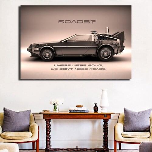 Back To The Future Classic Movie Wall Art Canvas Posters Prints Painting Wall Pictures For Modern Living Room Home Decor Artwork