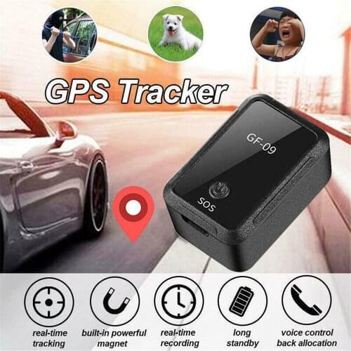 Mini GPS Tracker GF-09 APP Control Anti-theft Tracker Car Gps Tracker Anti-Lost Recording Tracking Device Voice Control