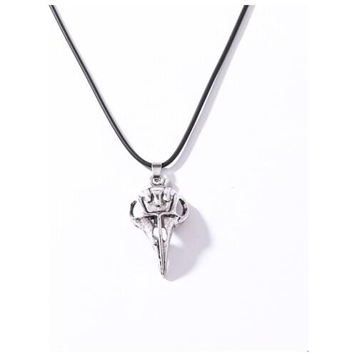 ZRM Fashion Jewelry Vintage Antique Charm Potter Bellatrix Sculpey Birds Skull Pendant Necklace For Men And Women