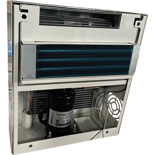 Small cooling capacity side all-in-one cooling unit provides perfect cooling solutions for reach-in chillers and freezers