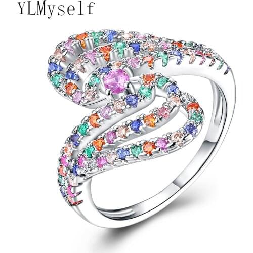 Very beautiful Candy colorful crystal ring Fashion Jewelry bague aneis anel Cute finger ring great jewellery