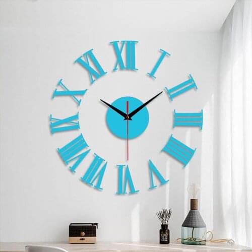 Special offer 3d big acrylic mirror wall clock diy quartz watch still life clocks modern home decoration living room stickers