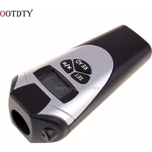 OOTDTY Electronic Tape Measure Laser Pointer Ultrasonic Distance Meter Measurement Drop Ship
