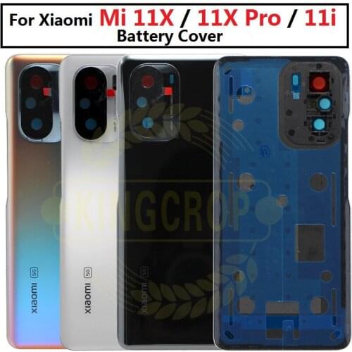 Original For Xiaomi mi 11x pro 11i Back Battery Cover Housing Door Rear Case +Camera Lens For xiaomi 11x 11i back housing
