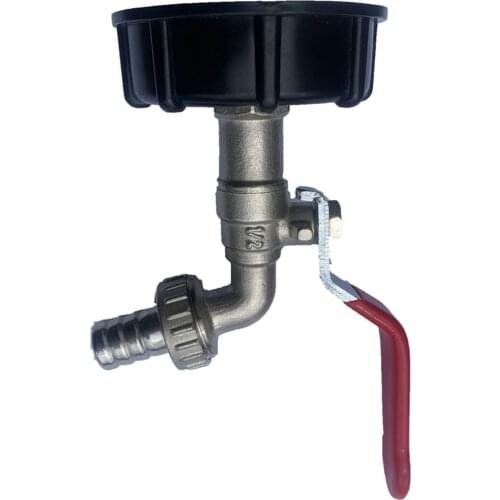 Durable IBC Tank Tap Adapter Coarse Thread Water Connector Replacement Valve Fitting Parts for Outer Diameter of 15mm Outlet